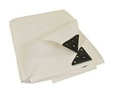 Tarpaulin 200GSM White or Red - Multiple Sizes