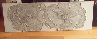 Floral wall panel