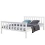 Solid wood double bed pine 140x200 white bed frame - FREE DELIVERY NATIONWIDE Image 3