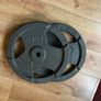 Weight bench incl 20kg weights and Olympic bar Image 6