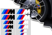 M Sport Badge Performance Caliper Cap Sticker High Temperature Resistant Brake Modification 3D Sticker For BMW E61 1 2 3 4 5 6 7 Series X1 X3 X4 X5 X6