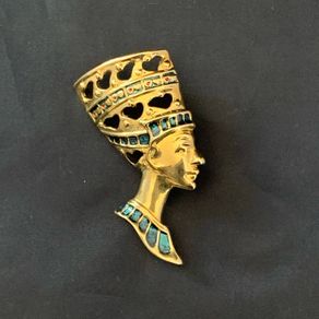 Vintage Nefertiti Egyptian queen brooch