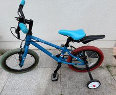 Kids Blue Raleigh Bicycle