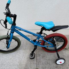 Kids Blue Raleigh Bicycle
