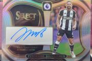 Newcastle United Jamaal Lascelles auto Panini
