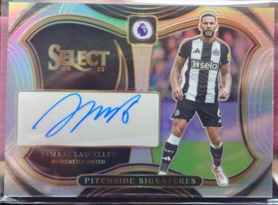 Newcastle United Jamaal Lascelles auto Panini