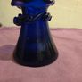John Shelton Cobalt Blue Glass Vase - Signed Image 2