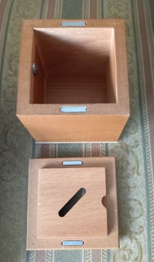 Child's money box by Carrs of Sheffield