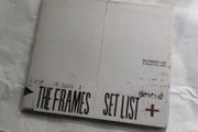 The Frames - Set List Cd