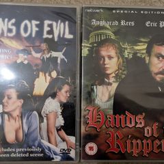 Hands Of The Ripper and Twins Of Evil Network DVDs