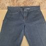 womens Calvin Klein dark blue navy denim jeans Size 32/14  W 34 L 27 Image 5