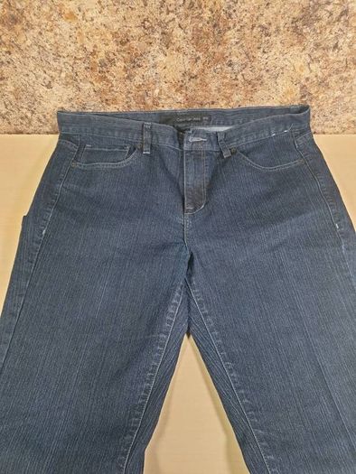 womens Calvin Klein dark blue navy denim jeans Size 32/14  W 34 L 27
