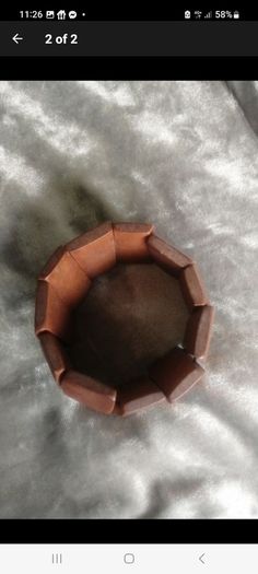 chunky wood effect bracelet