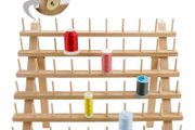 Brand New New brothread 60 Spools Wooden Thread Holder/Yarn Holder/Thread Spool with hook.