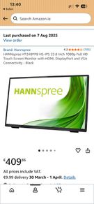 Hannspree  23.8 touch screen