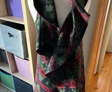 Stella wool blend sleeveless wrap/ gilet UK12