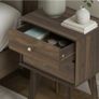 2 Walnut Bedside table lockers Image 3