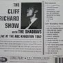 Cliff Richard - The Cliff Richard Show. Live At The ABC Kingston 1962. Image 2