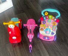 Vtech first steps walker, scuttle bug bundle