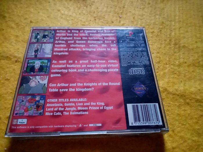 The sword of Camelot PlayStation 1 Ps1 PlayStation 2 ps2 games Original Pal version