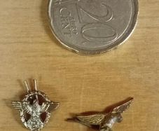 2 Small Nazi eagle badges