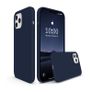 Liquid Silicone Case For iPhone 12 Pro Max Luxury Thin Soft Phone Cover New Blue - FHT6IP12PMLK Image 3