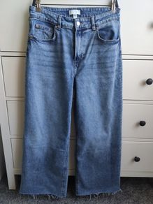 H&M Wide Cropped Jeans Size EUR 42