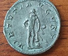 Silver Roman Coin - Gordian iii Hercules