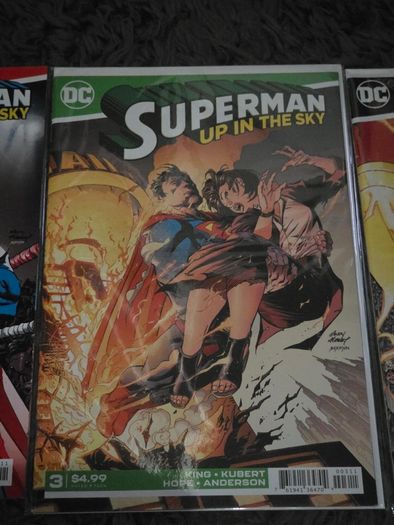 Superman Up in The Sky Comics