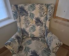 ikea wingback armchair