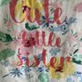 Cute little sister floral tshirt 3-6 months Image 2