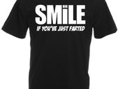 Smile If Youve Just Farted  Mens funny rude t-shirt  tee top shirt