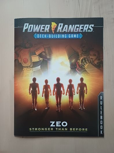 Power Rangers Zeo Deck Building Card Game 2021