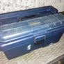 Beachcaster and reel with grip leads and tackle box Image 4
