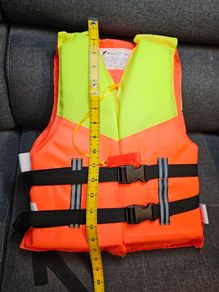 Kids life vest. Buoyancy jacket. Swim vest. 40N. 8-11 years