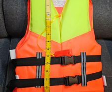 Kids life vest. Buoyancy jacket. Swim vest. 40N. 8-11 years