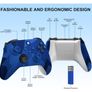 Wireless Xbox Controller for Xbox One, Xbox Series X/S, Xbox One X/S, Controller with 3.5mm headphone jack, with 2.4GHz wireless adapter, Camo Blue Image 7