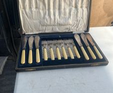 Vintage fish knives and forks