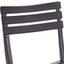 Folding Plastic Chair Lightweight Outdoor Garden Camping Beach Patio Balcony Chair Image 2