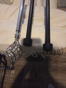 Curtain poles