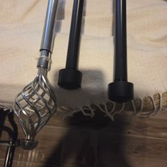 Curtain poles