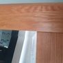 Solid oak bevelled mirror Image 3