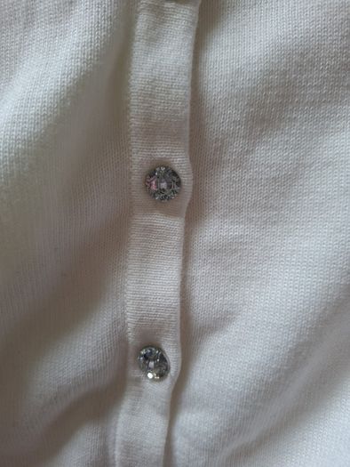 BNWOT White Cardigan Age 6