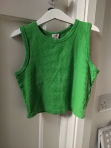 RIVER ISLAND girls sleeveless crop top