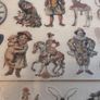 50pcs Retro Transparent Stickers Decals Image 5