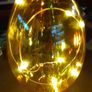 Egg shaped glass ornament Image 4