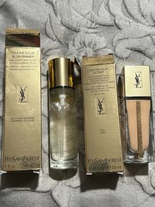 Ysl Blur Primer And Ysl Foundation