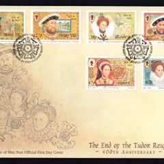2003 Isle of Man 400th Anniversary of End of Tudor Reign Commemorative Stamps First Day Cover (FDC)