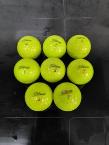 Yellow PROV1 golf balls