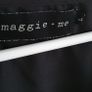 maggie & me black tunic / top with ruffle sides Sz L (10-14 UK) Image 2